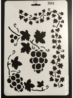 B02 Stencil Fiori 20x30.